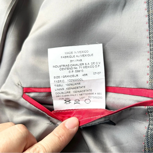 Axcess by Liz Claiborne Pure Wool Plaid Blazer - Picture 10 of 15